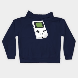 Retro Handheld White Kids Hoodie